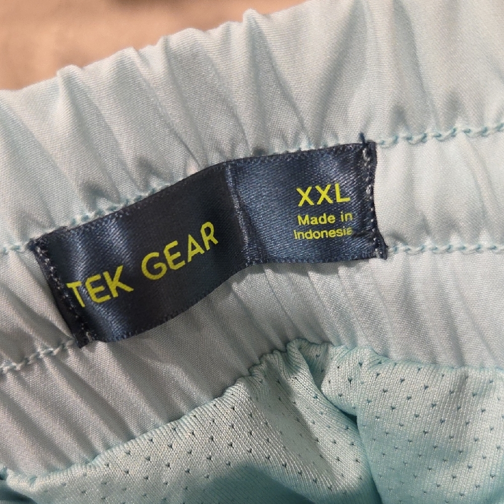 Tek Gear Women's Soft BabyBlue/Seafoam Athletic Shorts Sz XXL - Picture 2 of 5